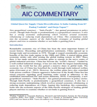 Global Quest for Supply Chain Diversification: Is India Gaining from It?